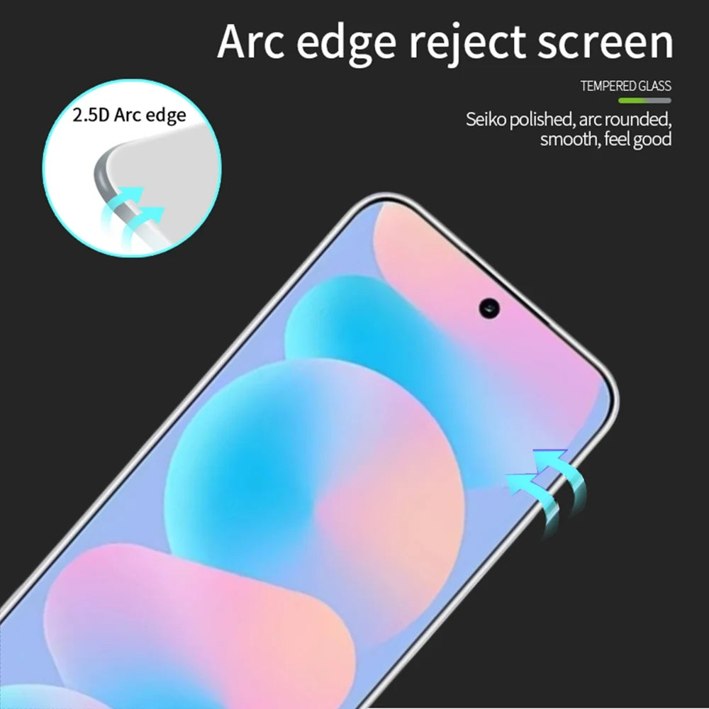 PINWUYO for Huawei nova 16z 5G Tempered Glass Film  JK Series-2 9H Full Glue Full Screen Protector - Black - 2