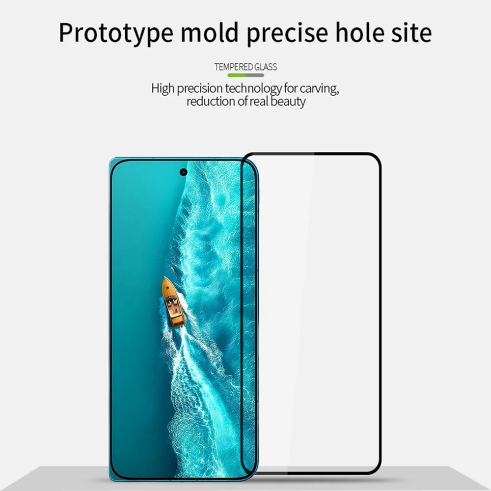 MOFI for vivo X Fold6 5G Screen Protector 9H Full Glue Full Coverage High Aluminum-Silicon Glass Film - Black - 3
