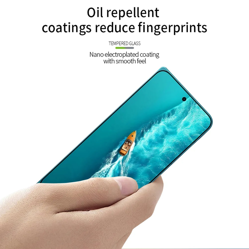 MOFI for vivo X Fold6 5G Screen Protector 9H Full Glue Full Coverage High Aluminum-Silicon Glass Film - Black - 4
