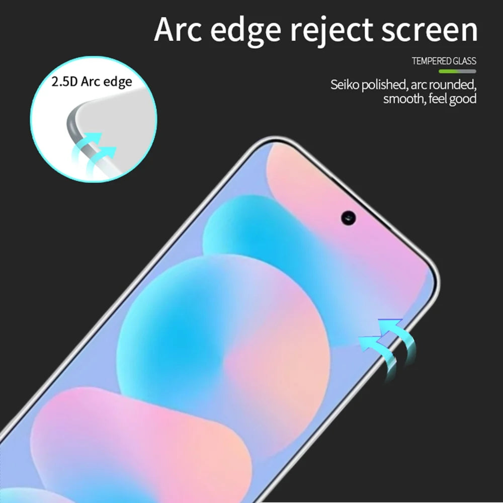 MOFI for Huawei nova 16z 5G Screen Protector 9H Full Glue Full Coverage High Aluminum-Silicon Glass Film - Black - 2