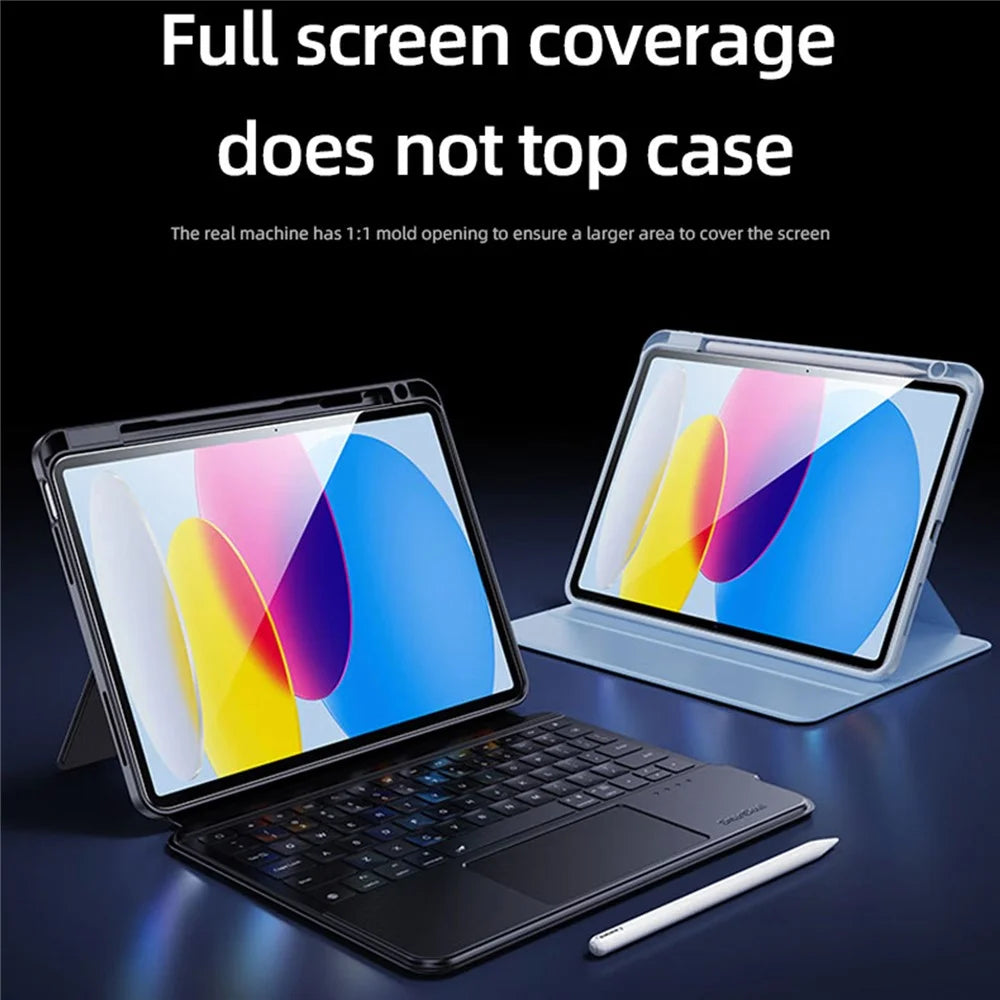 For iPad Pro 11 (2025)  /  (2024) Privacy Full Screen Protector Anti-Spy Tempered Glass Flim with Dust-free Installation Tool - Black - 2