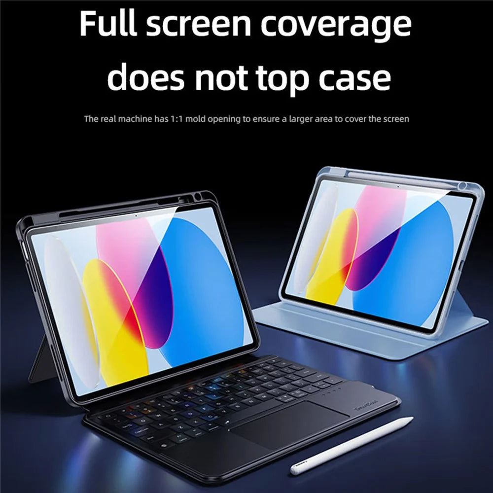 For iPad Air 11 (2026)  /  (2025)  /  (2024) Anti Blue Ray Full Screen Protector Tempered Glass Film with Dust-free Installation Tool - Transparent - 2