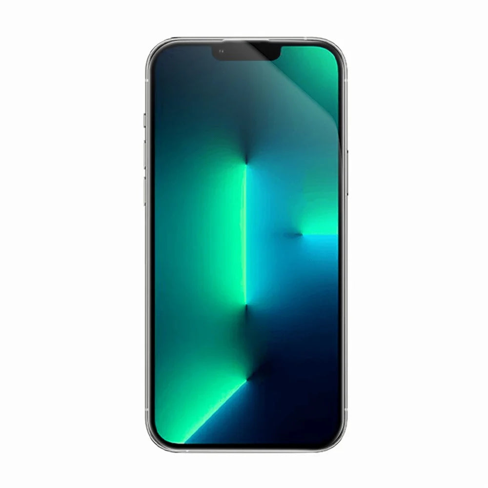 RURIHAI For iPhone 13  /  13 Pro  /  14  /  16e  /  17e Full Screen Protector AR Anti-Reflective HD Clear Tempered Glass Flim - Transparent - 2