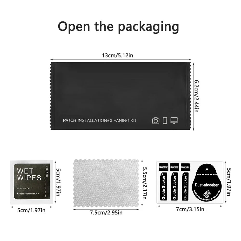 For iPhone 17 Pro Max Screen Protector AR Anti-Reflective Silk Printing Clear High Aluminium-silicon Glass Film - 7