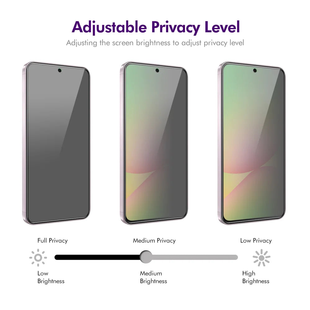 HAT PRINCE for Samsung Galaxy S26 Ultra Privacy Screen Protector ENKAY Hat-Prince Full Glue Full Coverage 28-degree Anti-Spy Tempered Glass - Black - 4