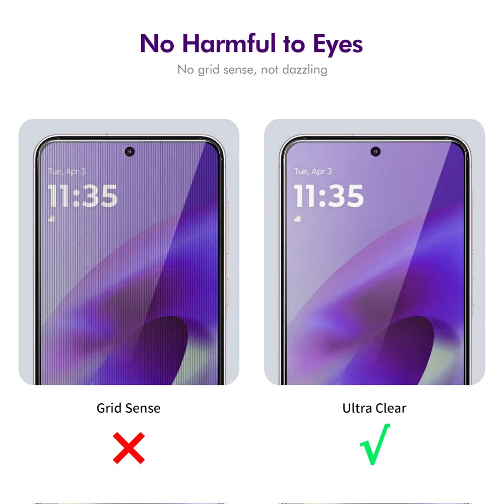 HAT PRINCE for Motorola Edge (2026) Privacy Screen Protector ENKAY Hat-Prince Full Glue Full Coverage 28-degree Anti-Spy Tempered Glass - Black - 5