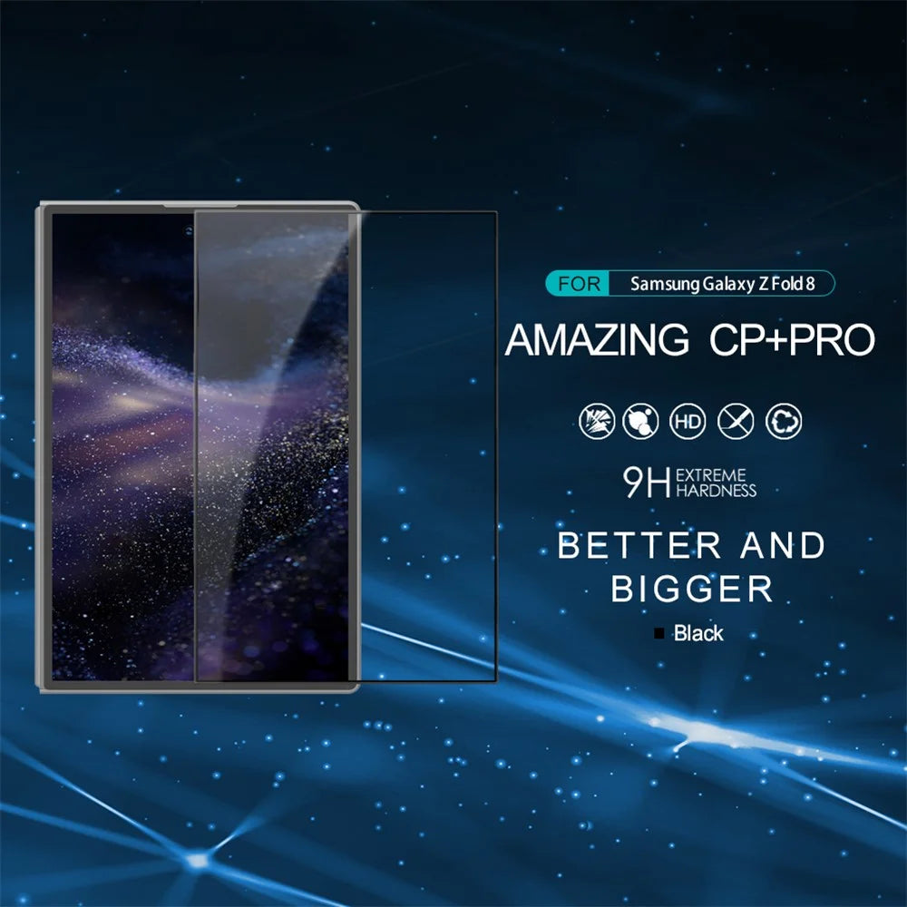 NILLKIN CP+PRO For Samsung Galaxy Z Fold8 Screen Protector Ultra Clear AGC Glass Film - Transparent - 6