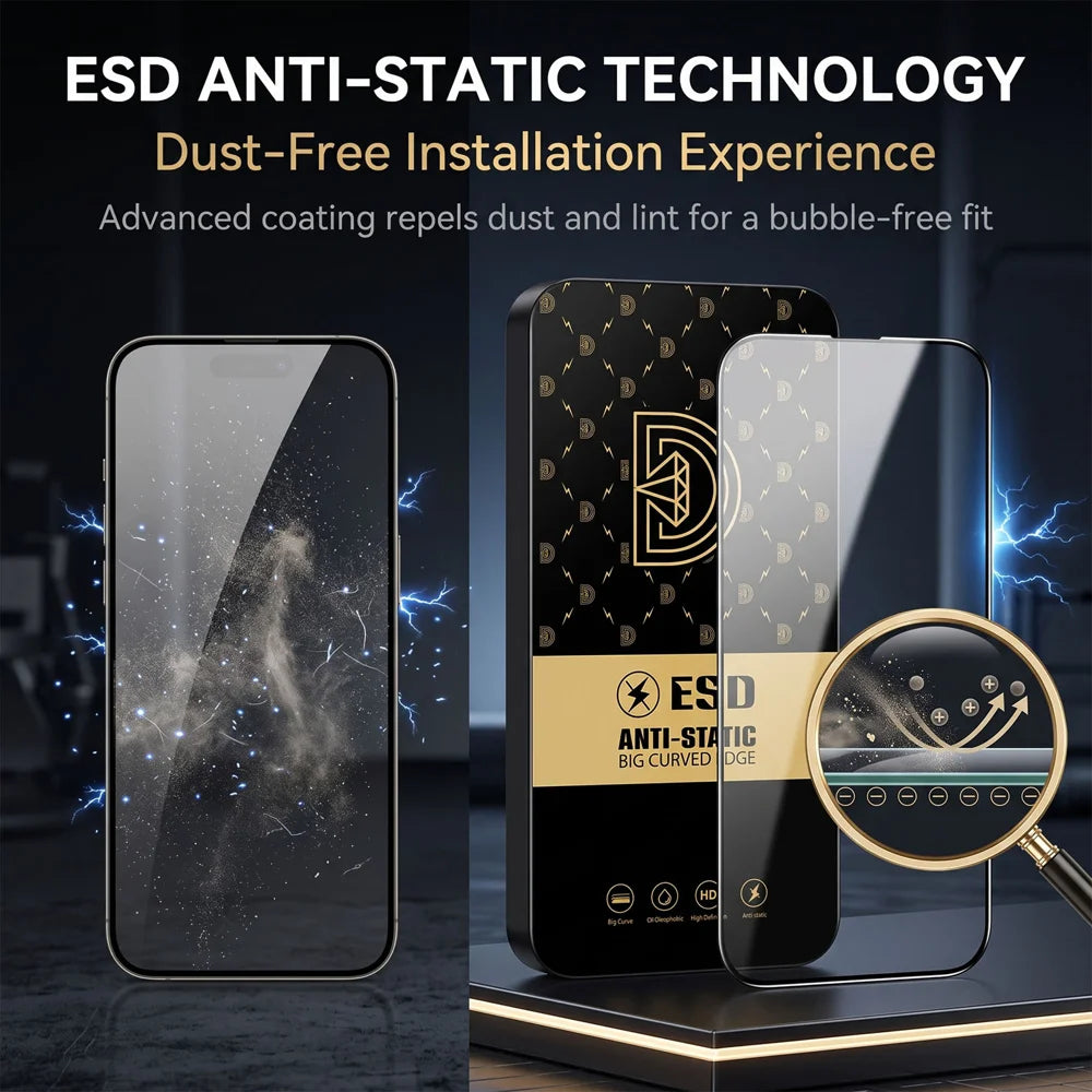 For Samsung Galaxy A35 5G 25Pcs Screen Protector Anti-static Silk Printing Medium Alumina Glass HD Clear Film - Transparent - 3