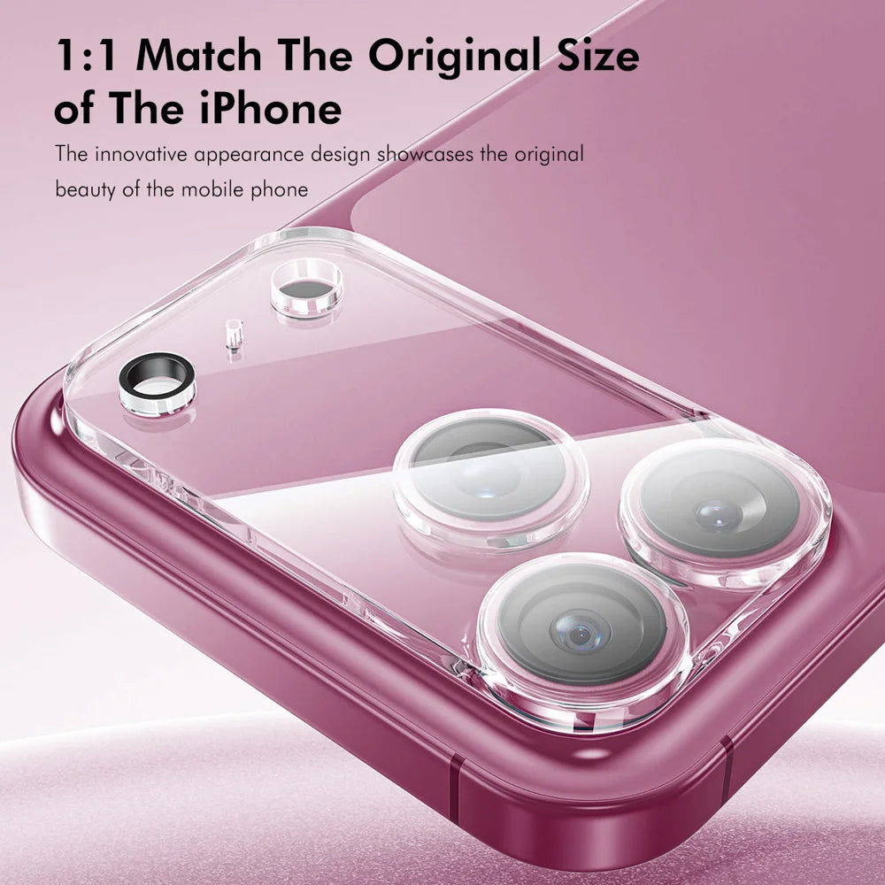 HAT PRINCE for iPhone 18 Pro Camera Lens Protector ENKAY Hat-Prince Integrated Tempered Glass Lens Film - Transparent - 2