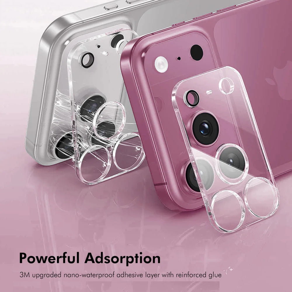 HAT PRINCE for iPhone 18 Pro Max 2Pcs Camera Lens Protector ENKAY Hat-Prince Integrated Tempered Glass Lens Film - Transparent - 3