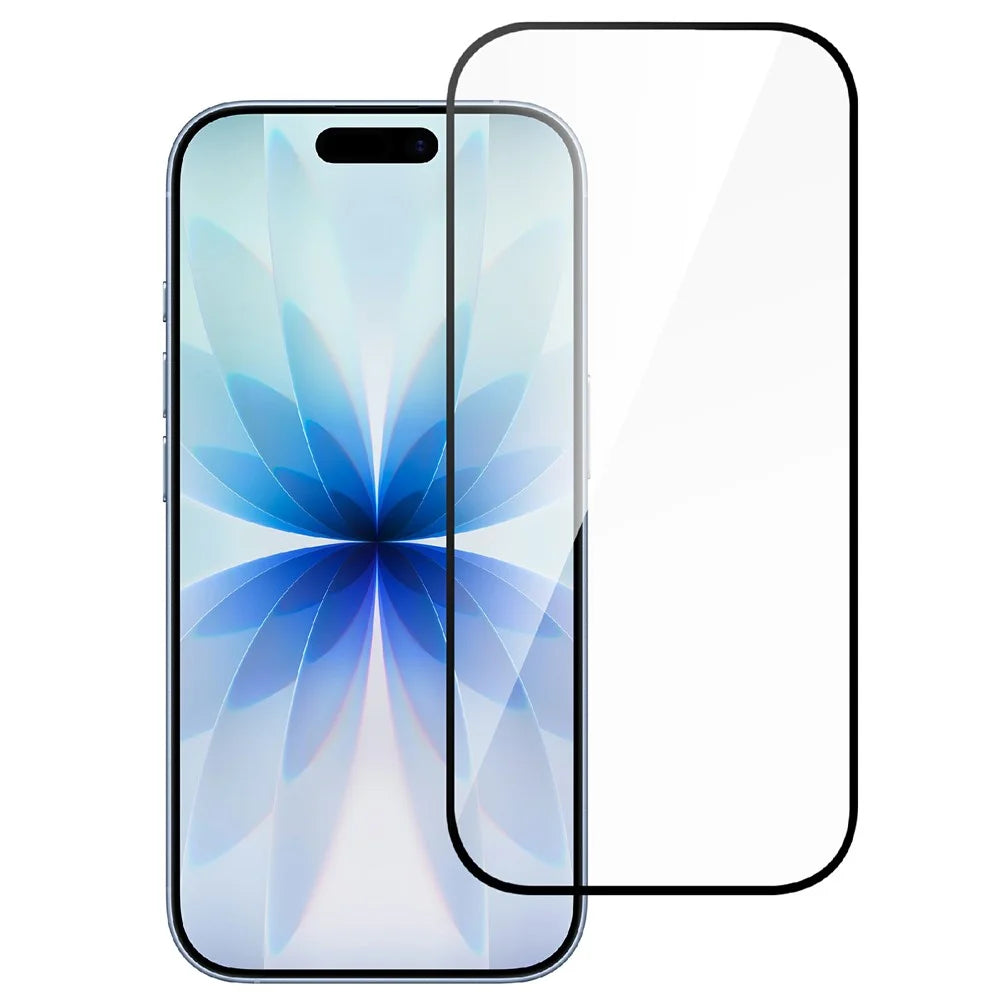 For iPhone 18 Pro Max AGC Tempered Glass with Black Edge Full Glue Full Coverage Screen Protector - 1