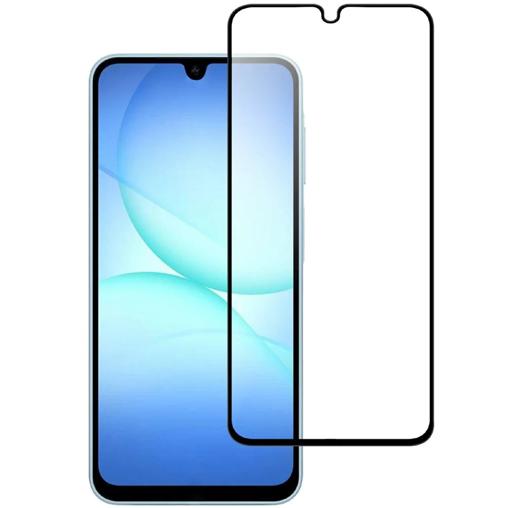 For Samsung Galaxy A18 5G AGC Tempered Glass with Black Edge Full Glue Full Coverage Screen Protector - 1