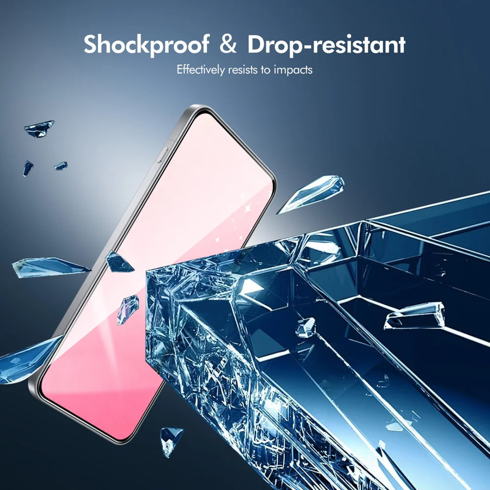 HAT PRINCE for Oppo Reno16 F 5G ENKAY  Screen Protector 9H Silk Printing 0.26mm Full Glue Full Coverage Tempered Glass Film - Transparent - 4