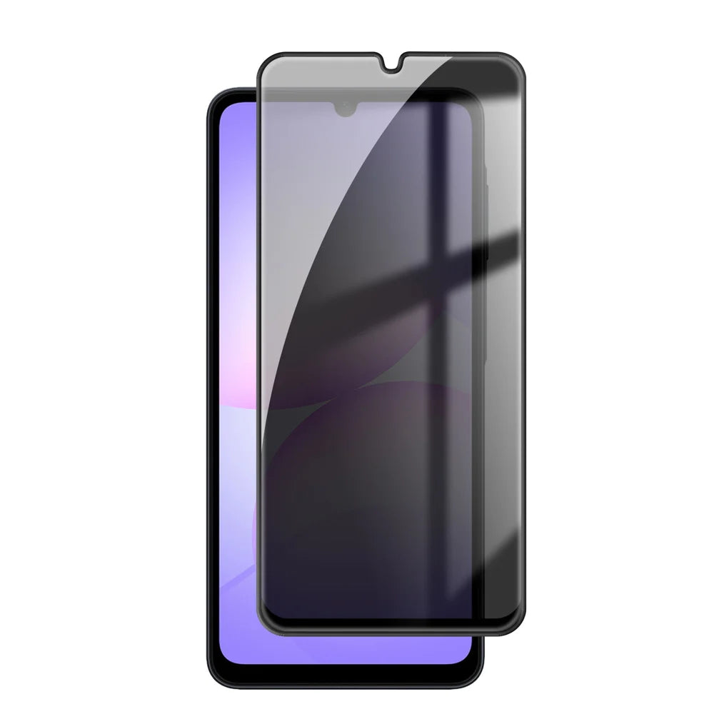 For Samsung Galaxy A08 4G / Galaxy A08 5G Anti Spy Privacy Full Screen Protector Black Edge High Aluminium-silicon Glass Film - Black - 1