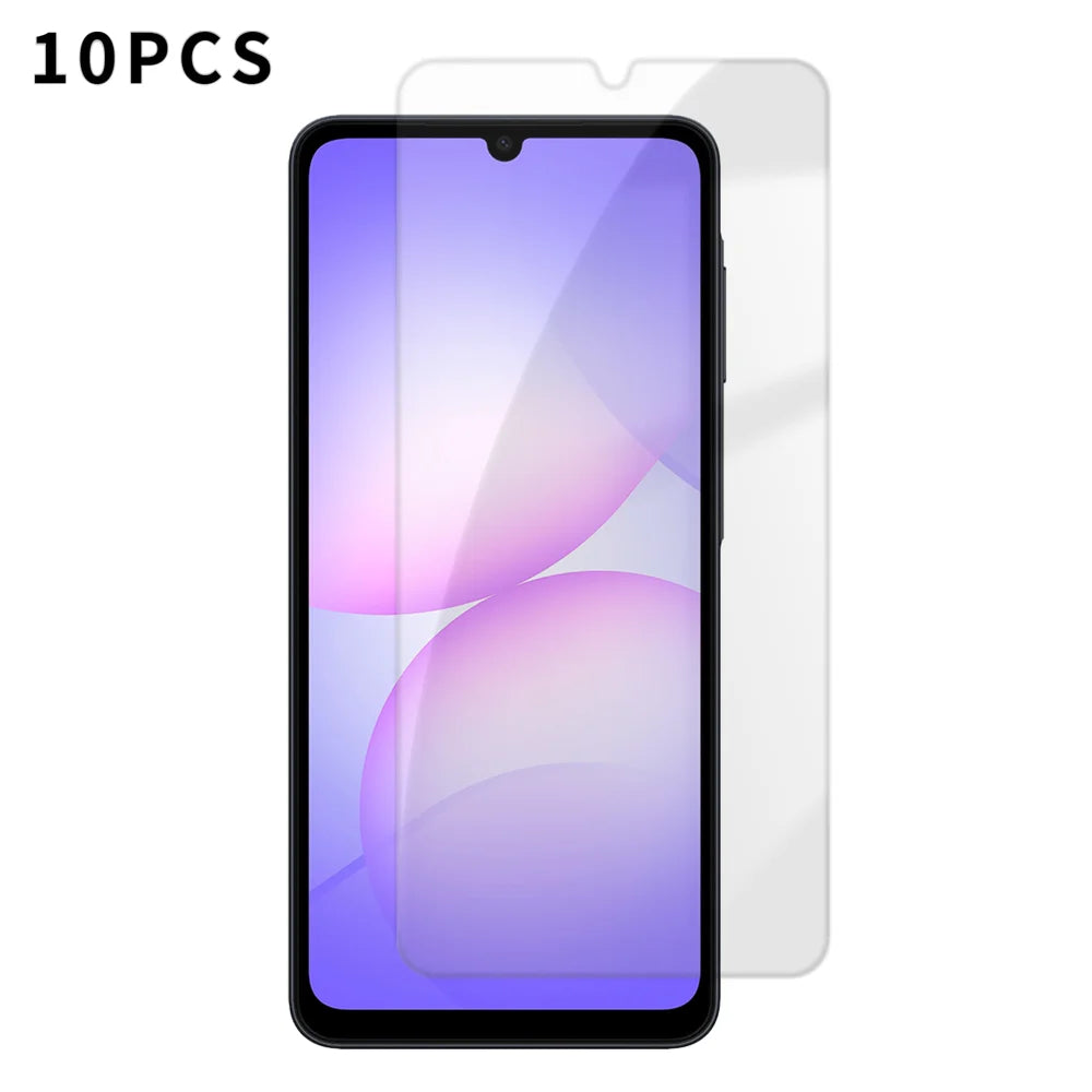 For Samsung Galaxy A08 4G / Galaxy A08 5G 10Pcs HD Screen Protector High Aluminium-silicon Anti-fingerprint Tempered Glass Film (Not Complete Covering) - Transparent - 1