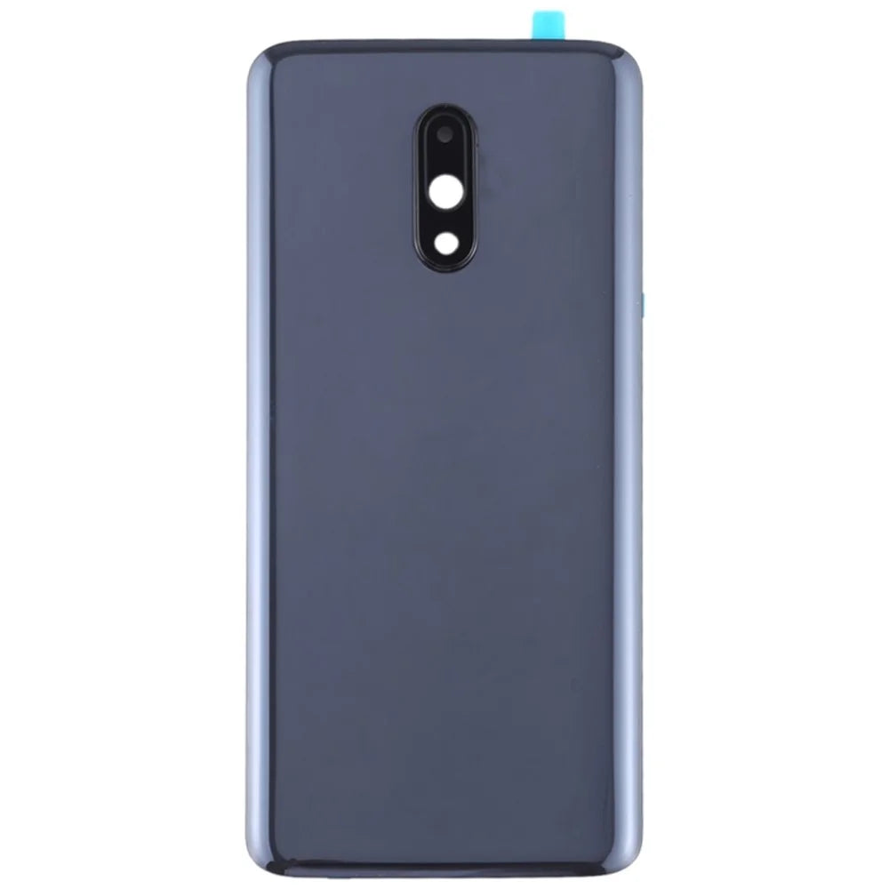 For OnePlus 7 OEM Battery Housing with Adhesive Sticker + Camera Lens Cover - Black - 2