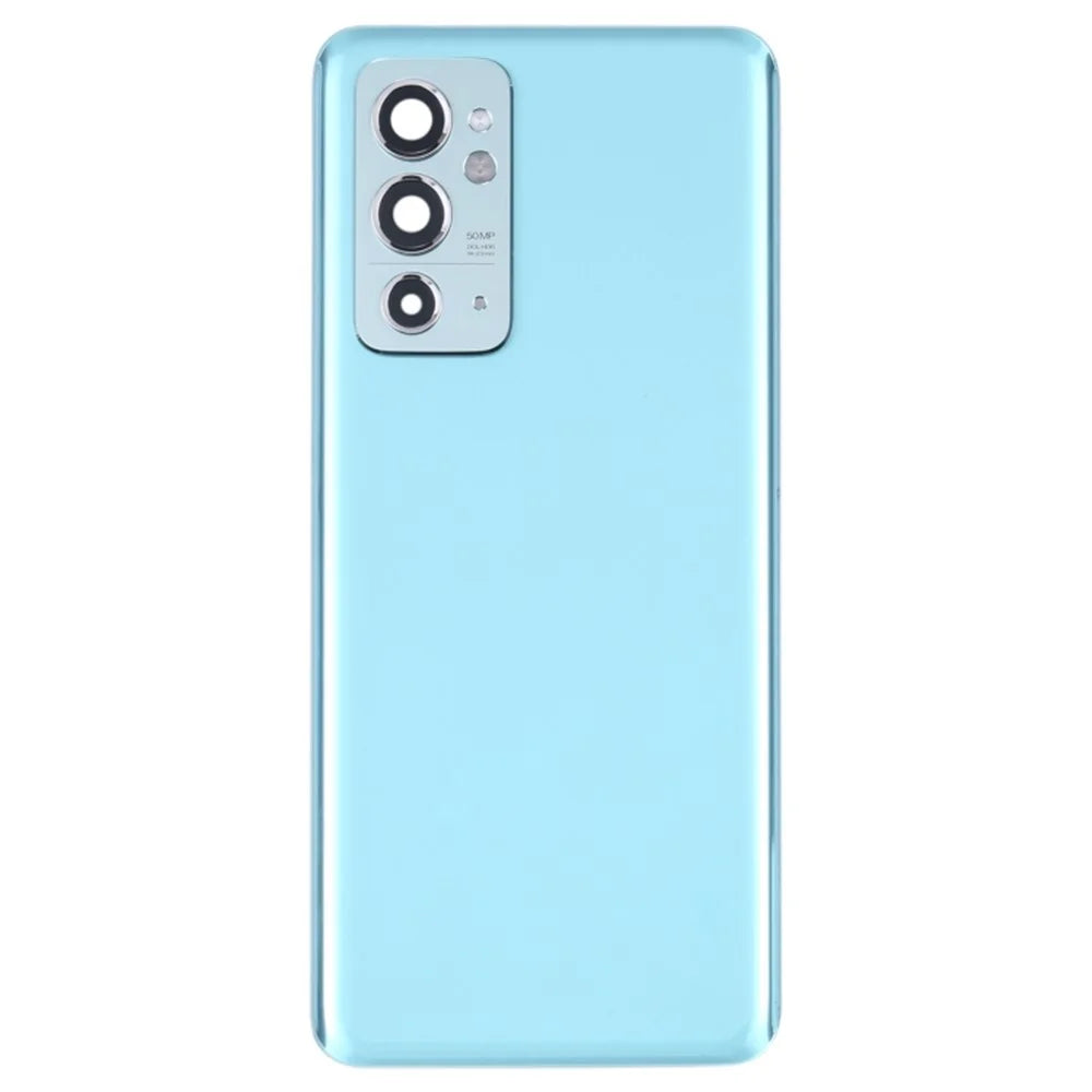 For OnePlus 9RT 5G OEM Battery Housing with Adhesive Sticker + Camera Lens Cover - Blue - 2