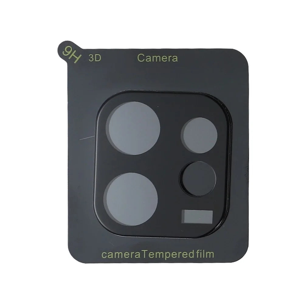 2Pcs For Oppo Reno16 5G (Global) Full Coverage Camera Lens Protector Silk Printing Tempered Glass Lens Film 3D Arc Edge - Black - 3
