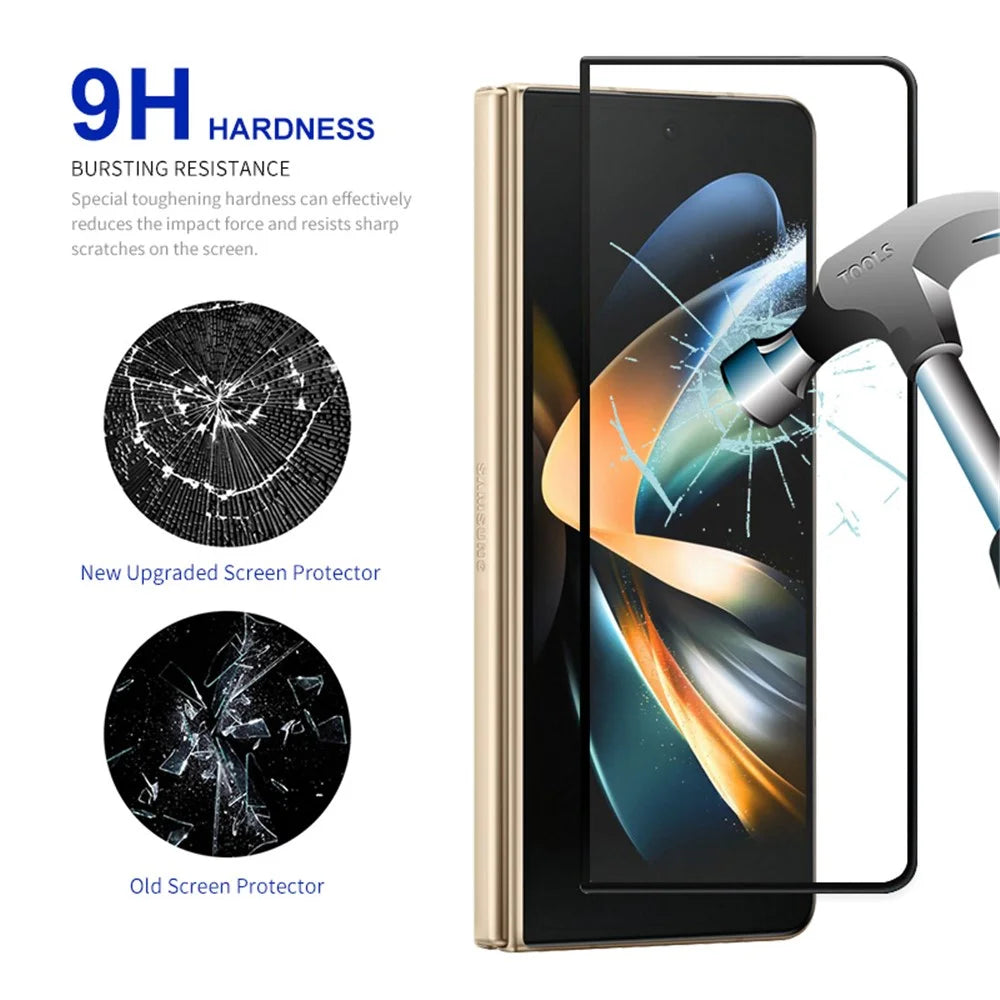 ENKAY HAT PRINCE 2PCS / Set For Samsung Galaxy Z Fold4 5G Full Covering Sensitive Touch Screen Protector 0.26mm 2.5D Anti-scratch Anti-fingerprint Tempered Glass Film - 2