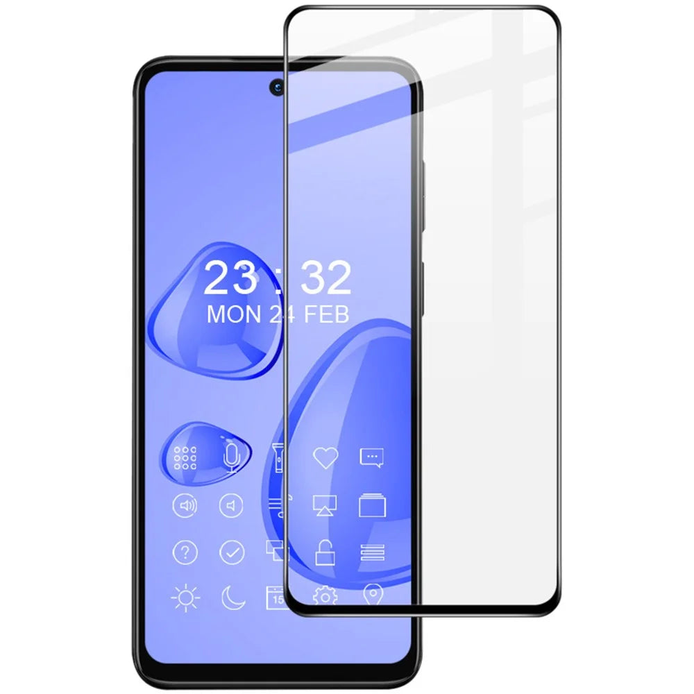 IMAK Pro+ Series Full Screen Protector for Motorola Moto G53 5G, HD Clear Anti-explosion Tempered Glass Film - 1