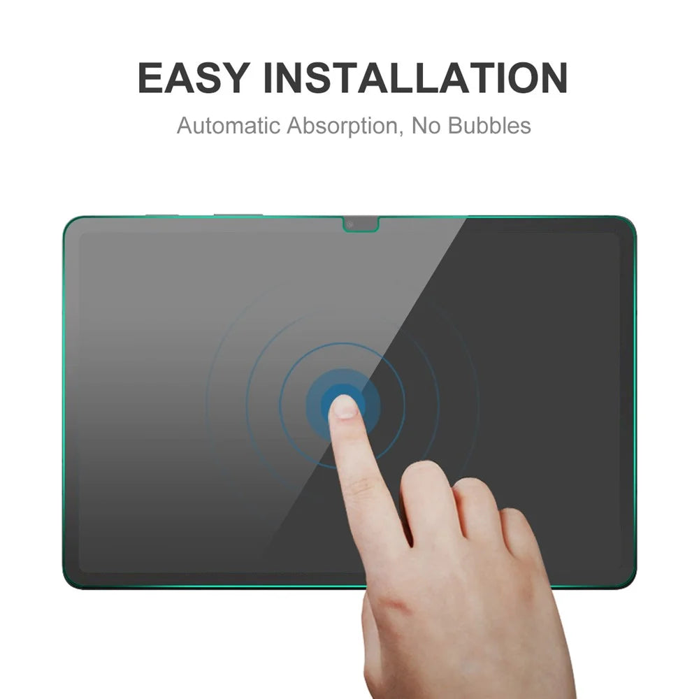 ENKAY HAT PRINCE For Samsung Galaxy Tab S9+ / S8+ / S7 FE Tempered Glass 0.33mm 9H 2.5D Arc Edge Screen Protector Anti-explosion HD Clear Film - 6