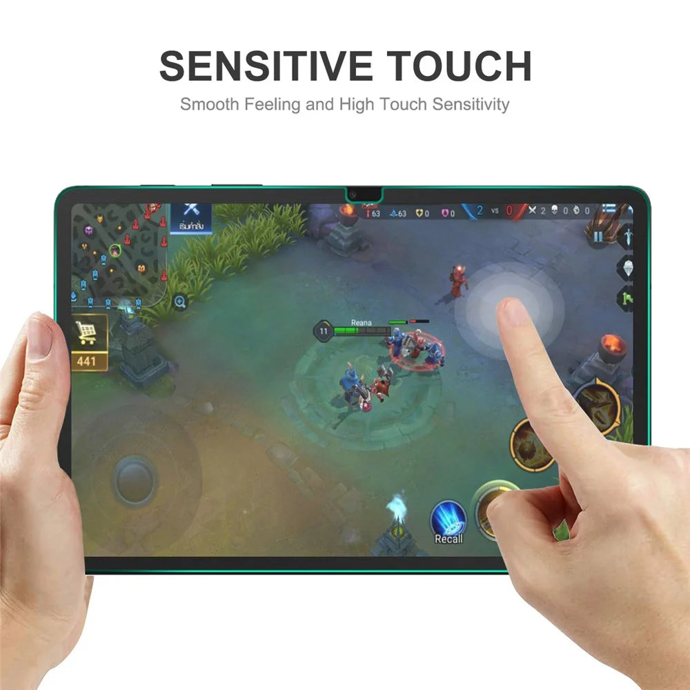 ENKAY HAT PRINCE 2Pcs Tempered Glass Screen Protector for Samsung Galaxy Tab S9+ / S8+ / S7 FE 0.33mm 9H 2.5D Anti-explosion Screen Protector - 3