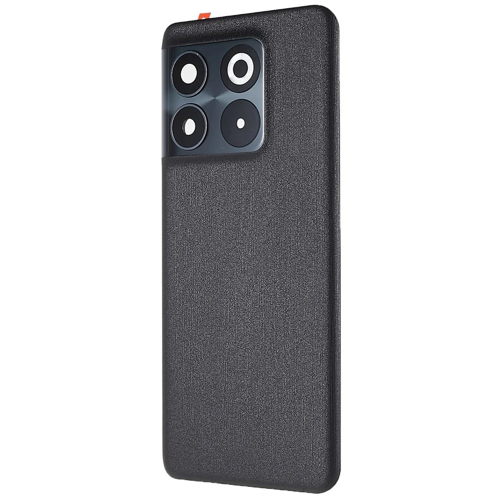 For OnePlus 10T 5G OEM Battery Housing with Adhesive Sticker + Camera Lens Cover - Black - 2