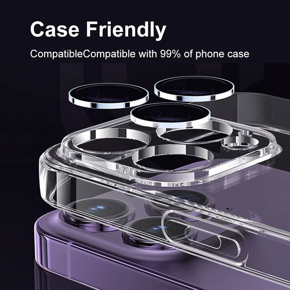 ENKAY HAT PRINCE For iPhone 13 Pro / 13 Pro Max Camera Lens Protector Tempered Glass Silk Printing Lens Film with Installation Tool - 6