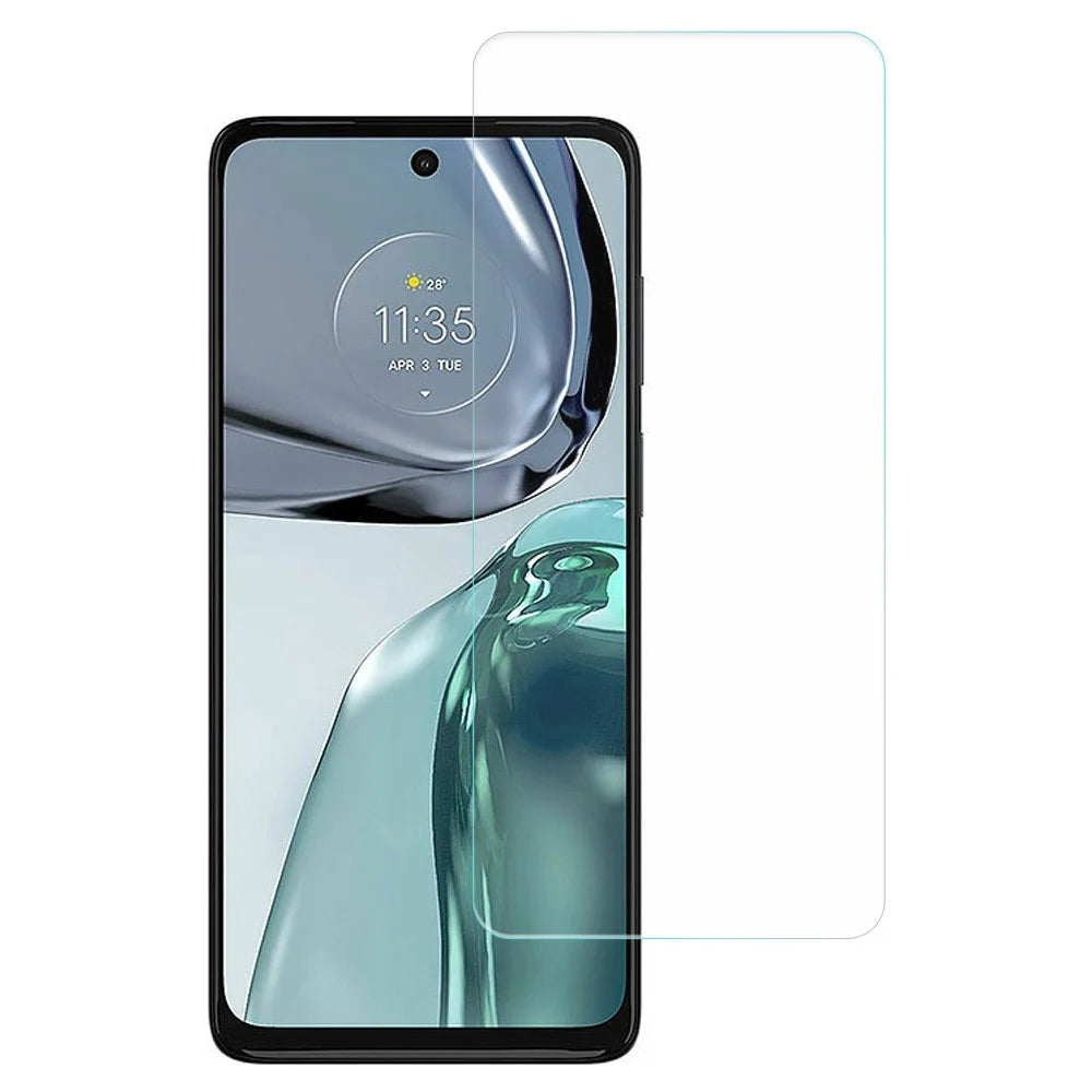 For Motorola Moto G62 5G Anti-explosion Screen Protector 2.5D Arc Edge Ultra Clear Tempered Glass Film - 1