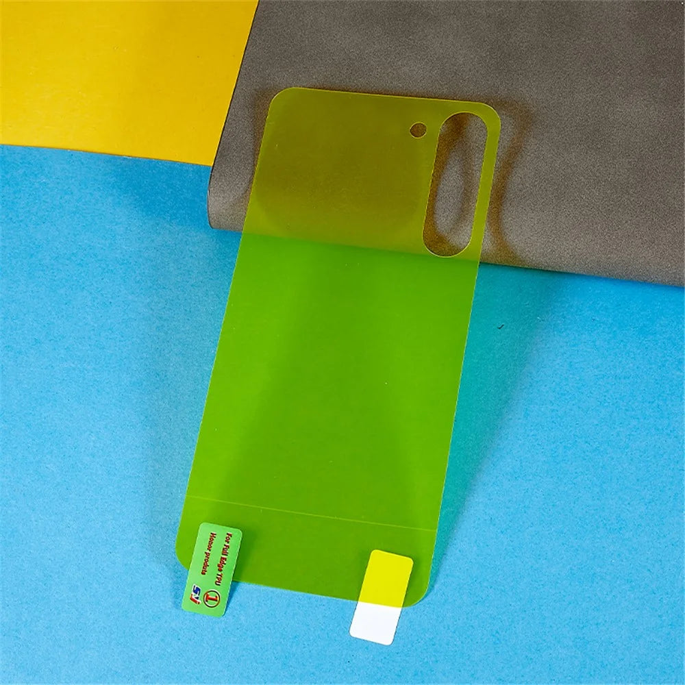 For Samsung Galaxy S22 5G / S23 Phone Back Protector Anti-Scratch TPU Soft Cellphone Backside Film - 4