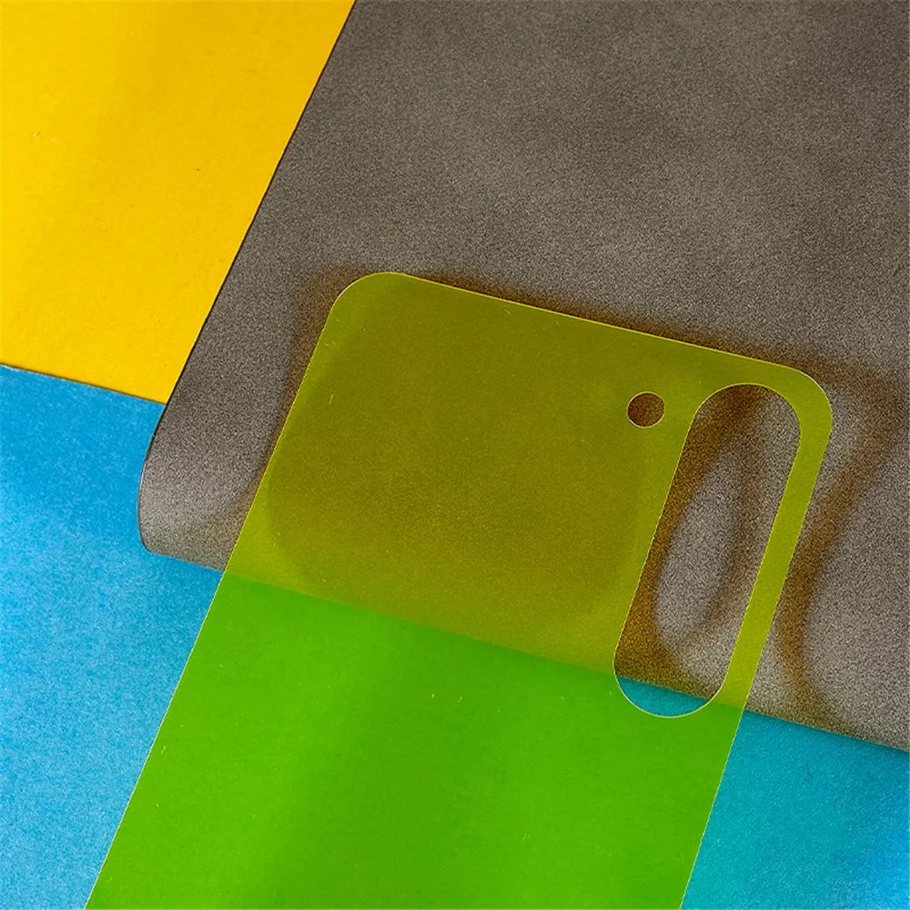 For Samsung Galaxy S22 5G / S23 Phone Back Protector Anti-Scratch TPU Soft Cellphone Backside Film - 5