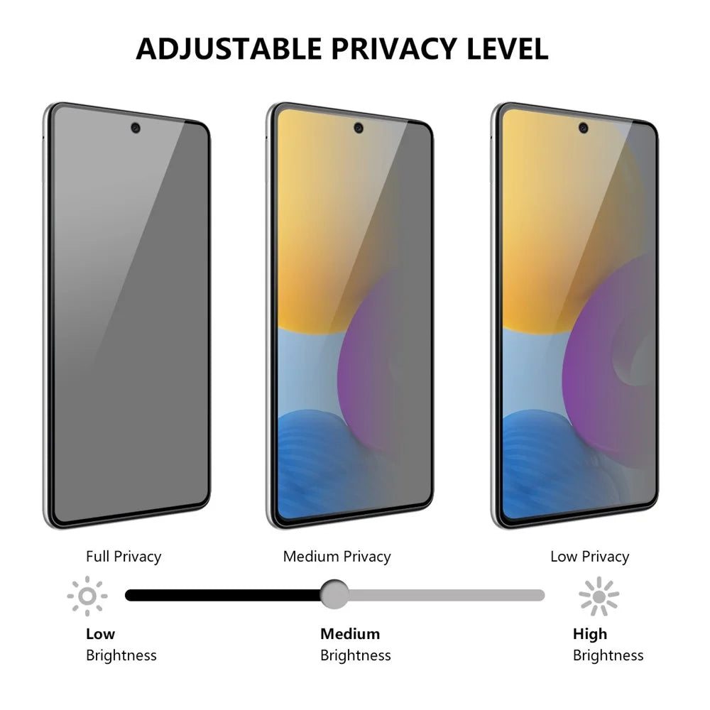 ENKAY HAT PRINCE for Samsung Galaxy A54 5G 28 Degree Anti-spy Tempered Glass HD Clear Anti-explosion Full Screen Protector - 4