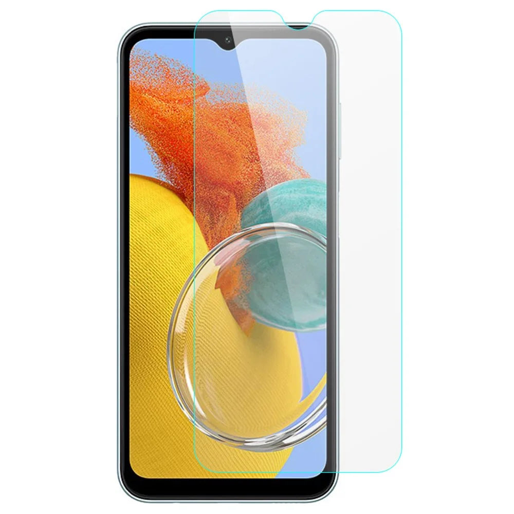 AMORUS For Samsung Galaxy M14 5G Anti-scratch Phone Screen Protector 2.5D Arc Edge HD High Aluminum-silicon Glass Film - 1