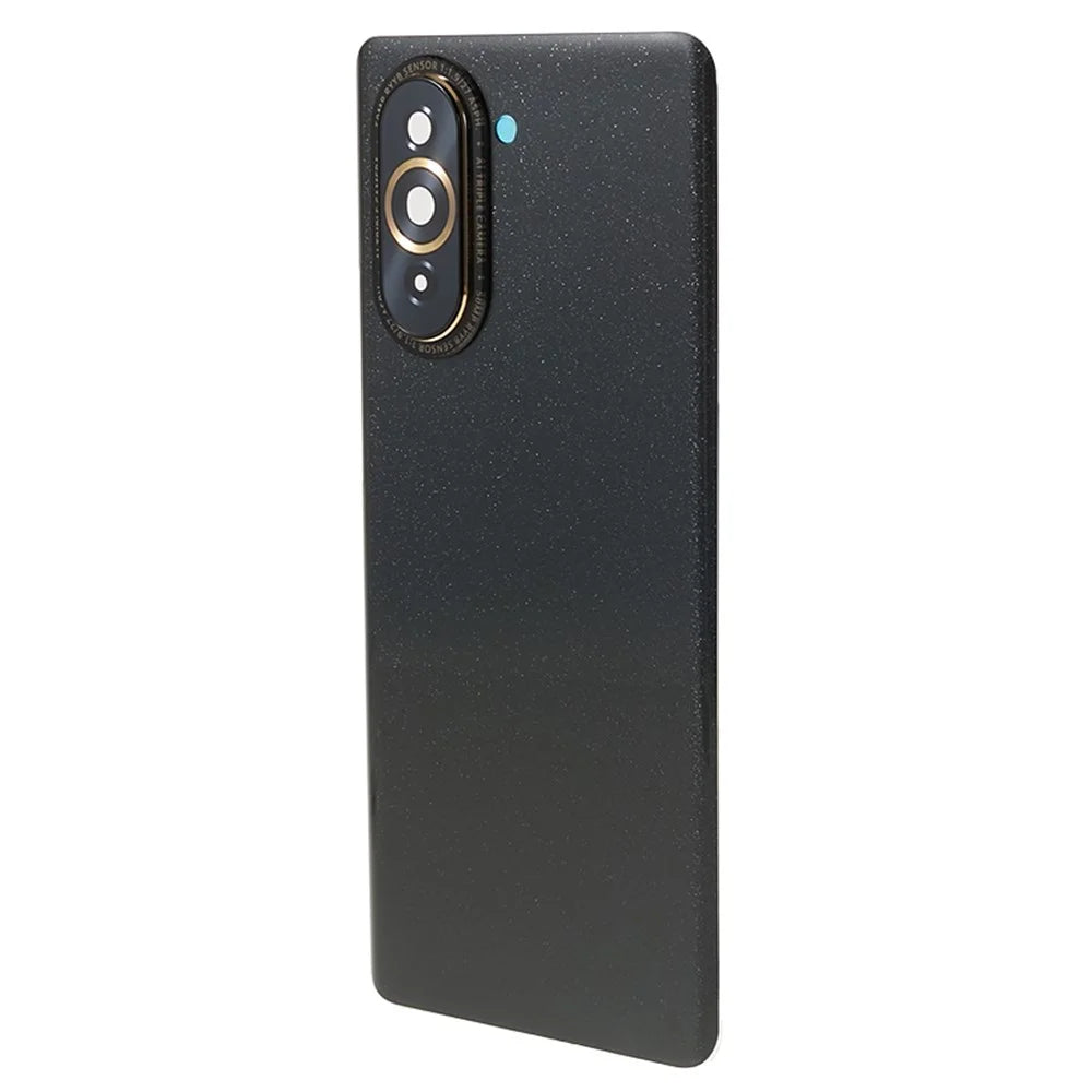 For Huawei nova 10 4G Back Battery Housing Cover with Camera Ring Lens Cover Spare Part (without Logo) - Black - 2