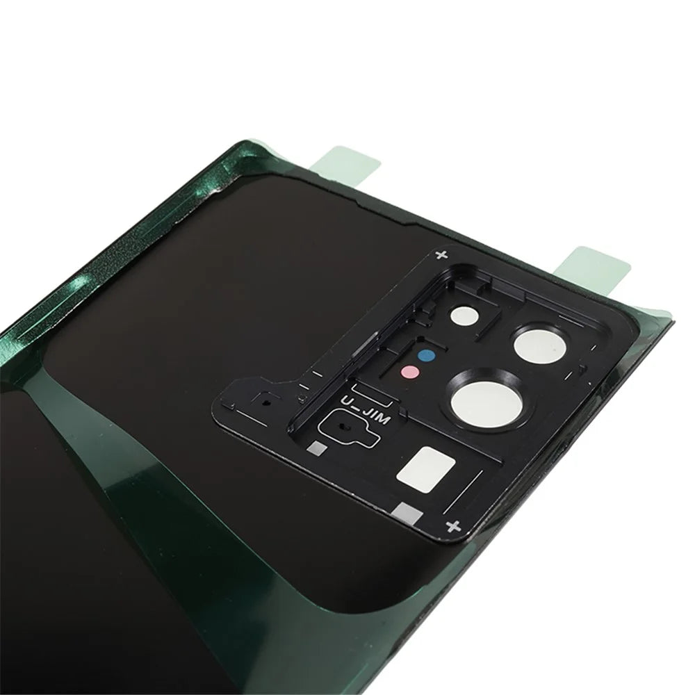 For Samsung Galaxy Note20 Ultra 5G Back Battery Housing Cover with Camera Ring Lens Cover Spare Part (without Logo) - Black - 4