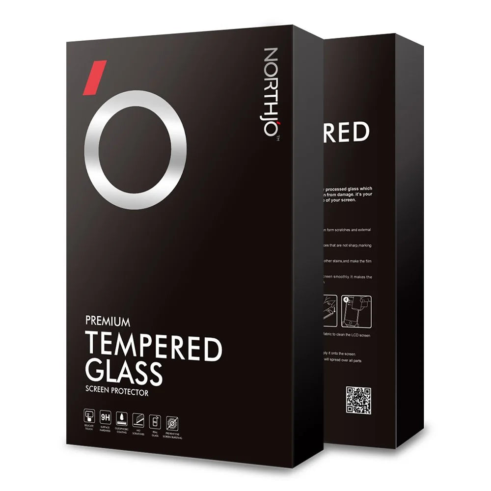 NORTHJO A+ For Nintendo Switch OLED 0.3mm Screen Protector Scratch-Resistant 2.5D Tempered Glass Film - Transparent - 4