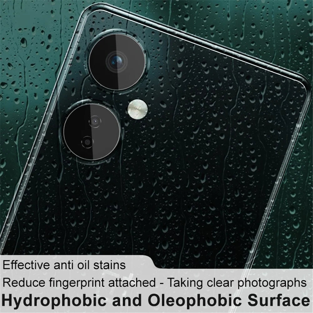 IMAK 1 Set Tempered Glass Camera Cover for OnePlus Nord CE 3 Lite 5G / Nord N30 5G HD Clear Dustproof Camera Lens Film - 4