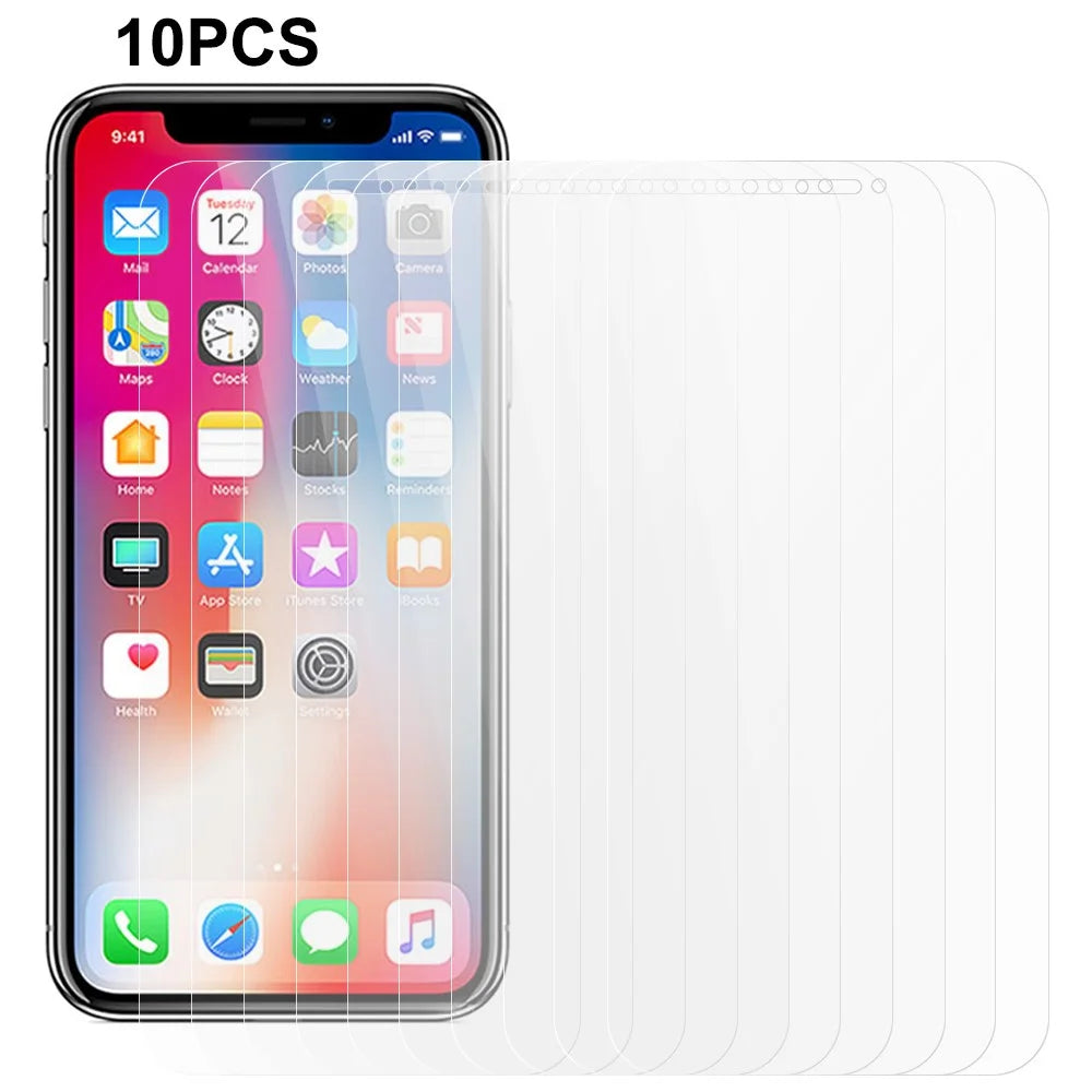 10Pcs / Set Tempered Glass Film for iPhone X / XS , 0.3mm 2.5D Shatter-proof Phone Screen Protector - 1