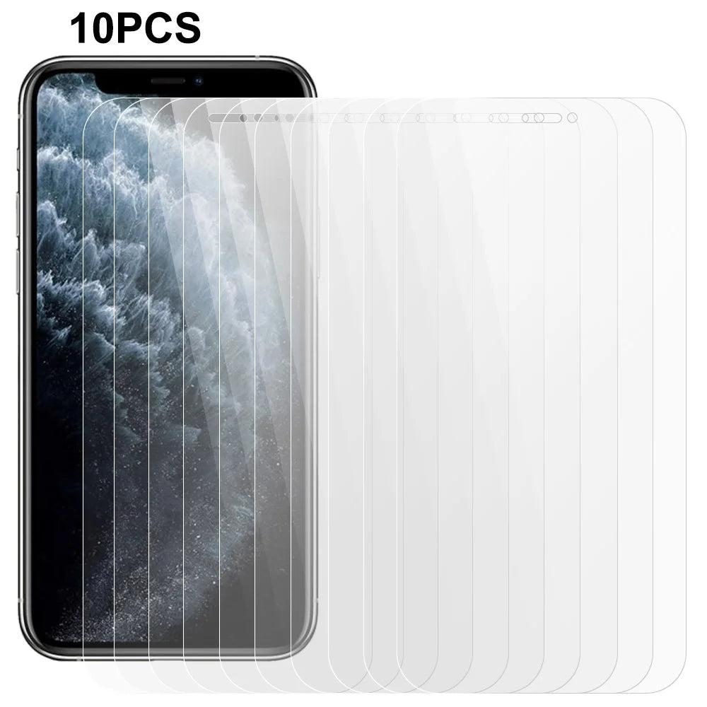 10Pcs / Set For iPhone 11 Phone Screen Protector Tempered Glass 0.3mm 2.5D Anti-scratch HD Clear Film - 1