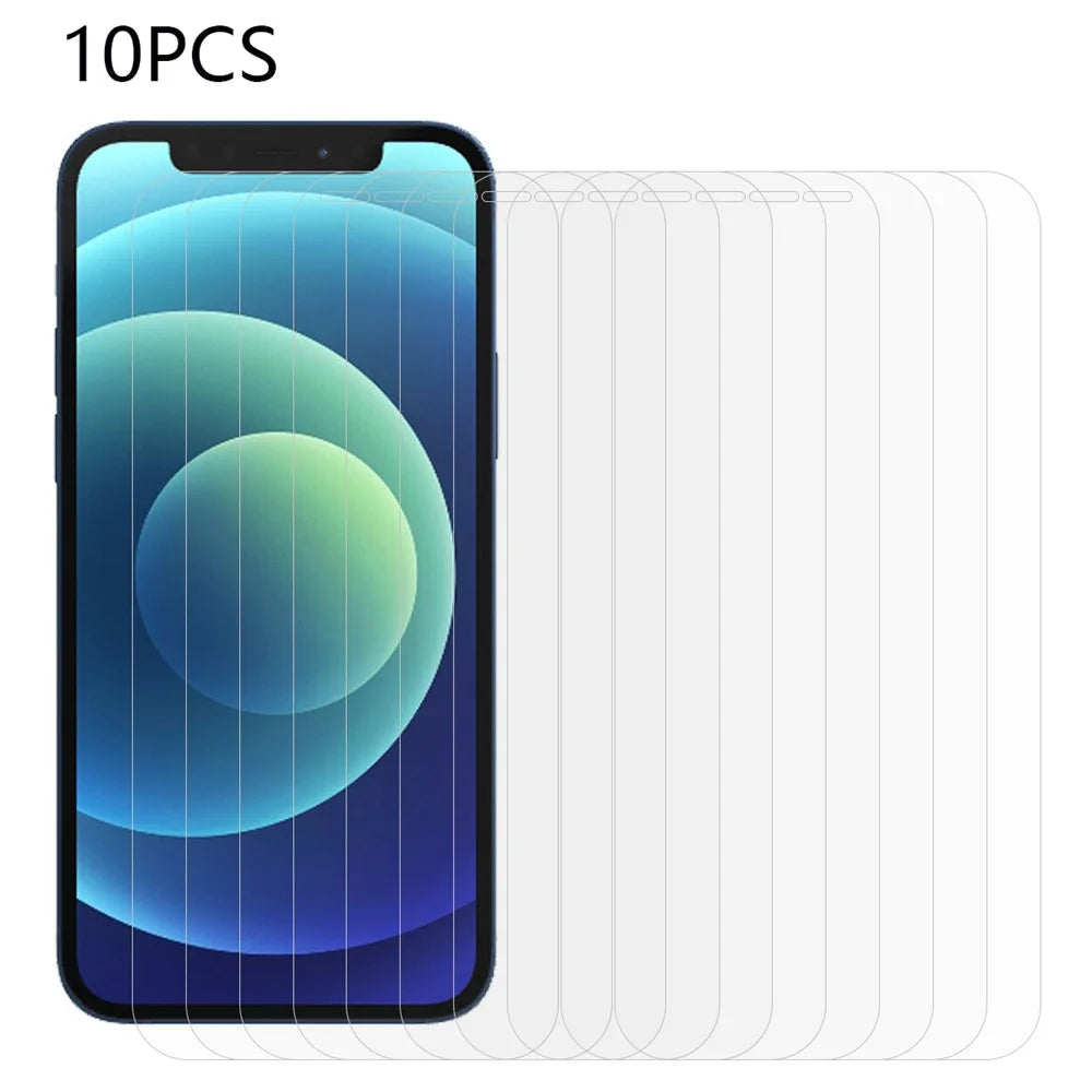 10Pcs / Set For iPhone 12 / 12 Pro Phone Screen Protector 2.5D 0.3mm Scratch-resistant HD Tempered Glass Film - 1