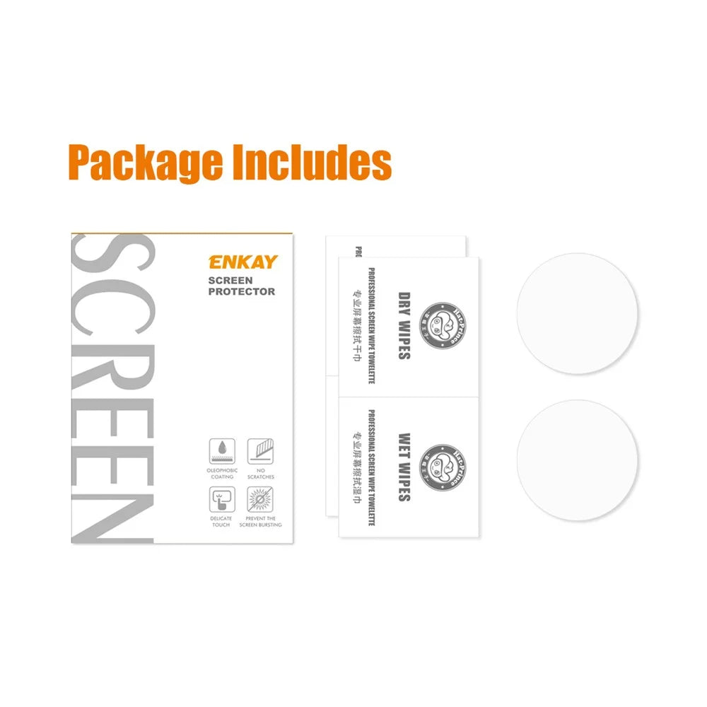 ENKAY HAT PRINCE 2PCS HD Clear Screen Film for Huawei Watch Ultimate , 9H 0.2mm High Aluminum-silicon Glass Protector - 7