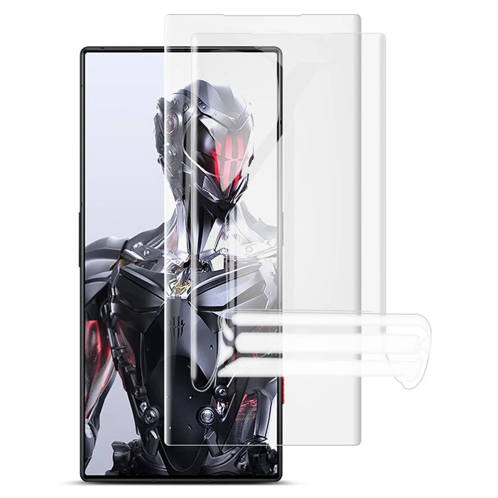 IMAK 2Pcs / Set Hydrogel Film III For ZTE nubia Red Magic 8 Pro+ 5G / 8 Pro 5G / 8S Pro 5G / 8S Pro+ 5G Super Clear Screen Film Soft TPU Full Screen Protector - 1