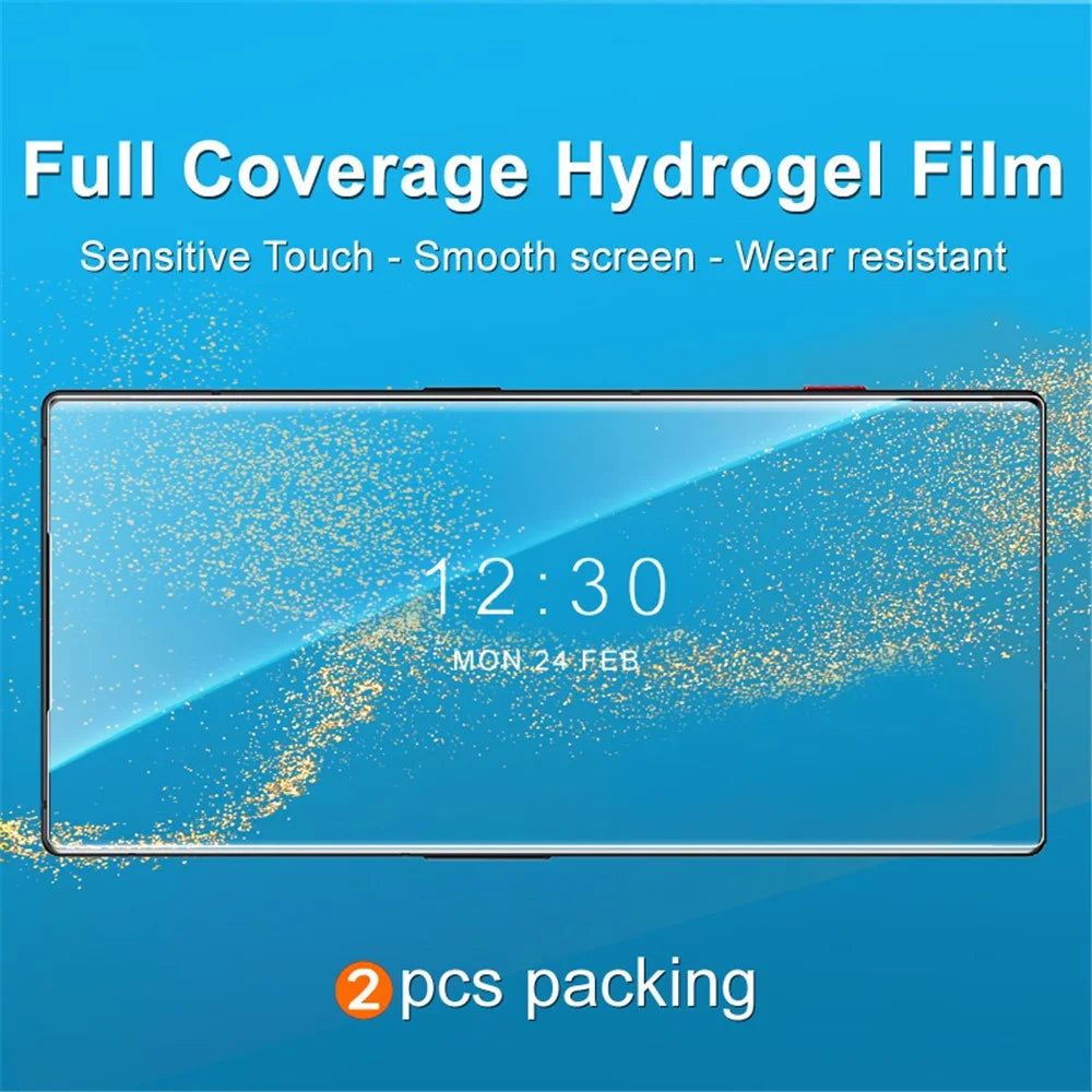 IMAK 2Pcs / Set Hydrogel Film III For ZTE nubia Red Magic 8 Pro+ 5G / 8 Pro 5G / 8S Pro 5G / 8S Pro+ 5G Super Clear Screen Film Soft TPU Full Screen Protector - 2