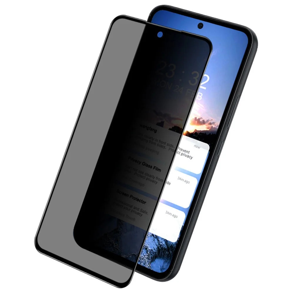 IMAK For Samsung Galaxy A54 5G Anti-spy Phone Screen Protector Privacy Protection Tempered Glass Full Cover Film - 4