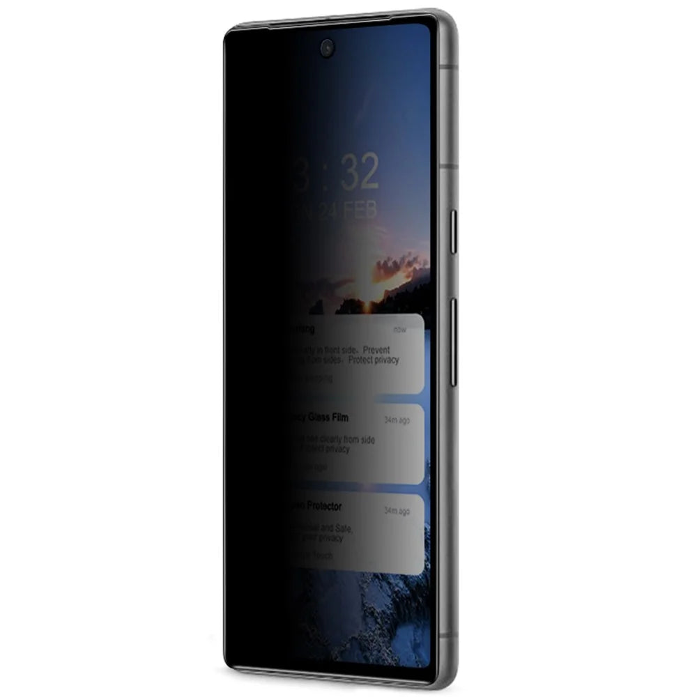 IMAK For Google Pixel 7 5G Anti-spy Full Screen Protector Full Glue Phone Tempered Glass Film - 6
