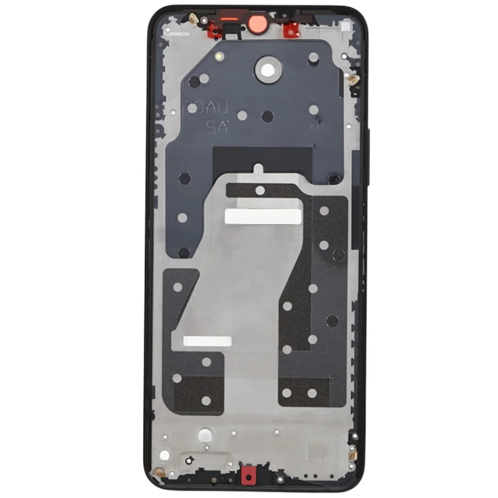 For Honor X8a 4G CRT-LX1 CRT-LX2 CRT-LX3 OEM Middle Plate Frame Phone Spare Part (without Logo) - Midnight Black - 3