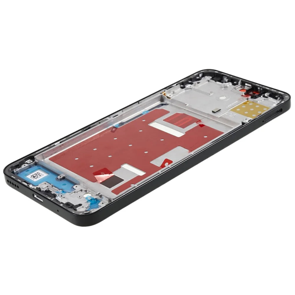 For Honor X8a 4G CRT-LX1 CRT-LX2 CRT-LX3 OEM Middle Plate Frame Phone Spare Part (without Logo) - Midnight Black - 4