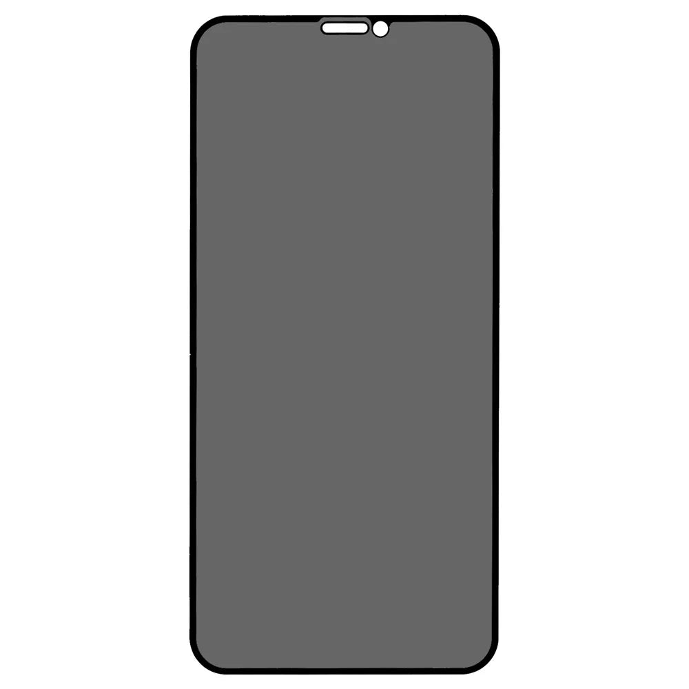 For iPhone 11 Pro Silk Printing Anti-peep Screen Protector High Aluminium-silicon Glass Full Cover Full Glue Film - 2