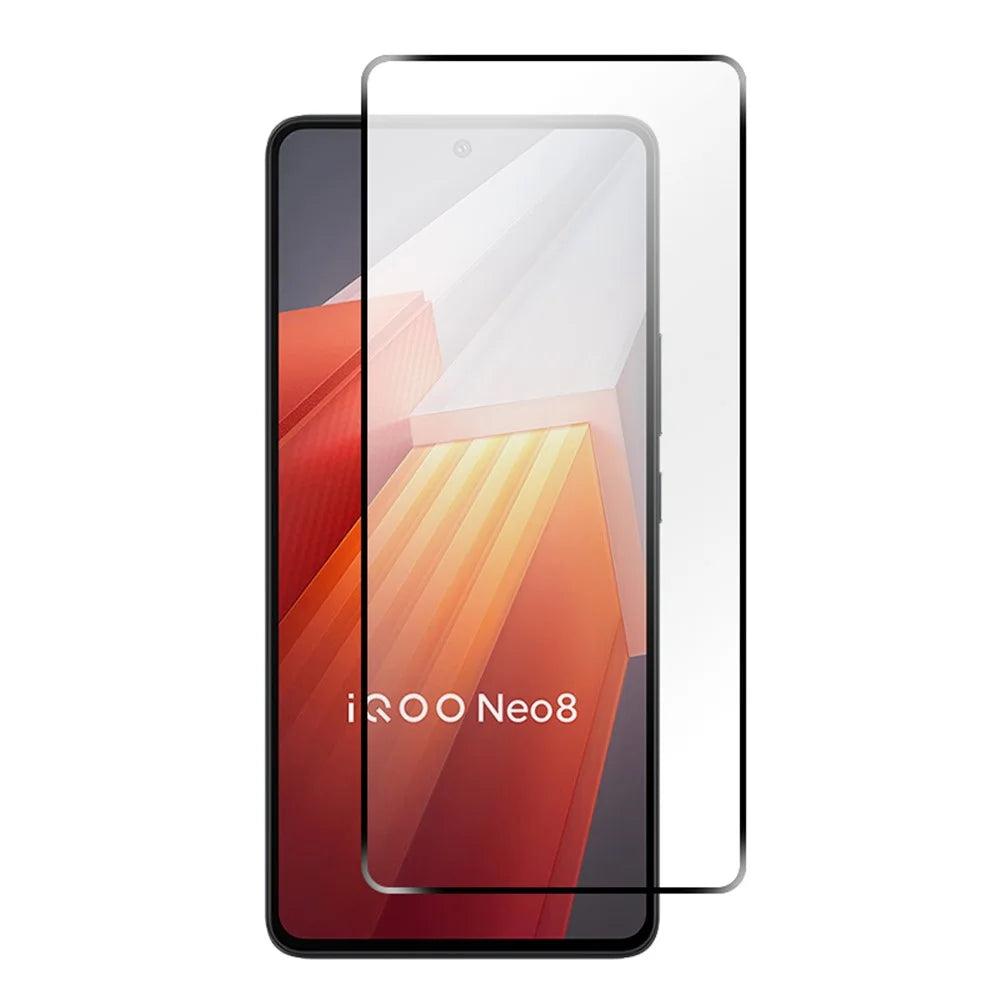 RURIHAI 10Pcs For vivo iQOO Neo8 5G Secondary Hardening 2.5D 0.26mm Screen Protector High Aluminum-silicon Glass Film - 2