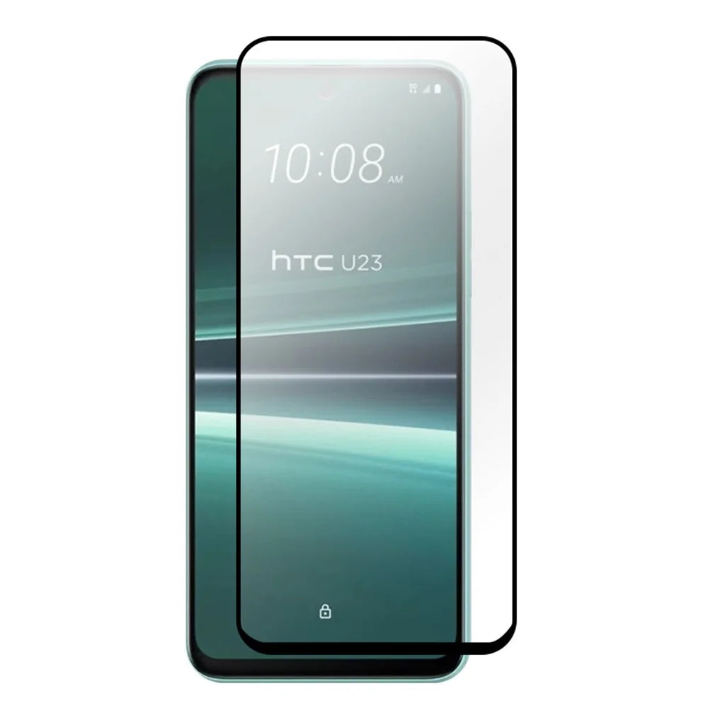 RURIHAI 10Pcs 2.5D 0.26mm Screen Protector for HTC U23 High Aluminum-silicon Glass Secondary Hardening Film - 2